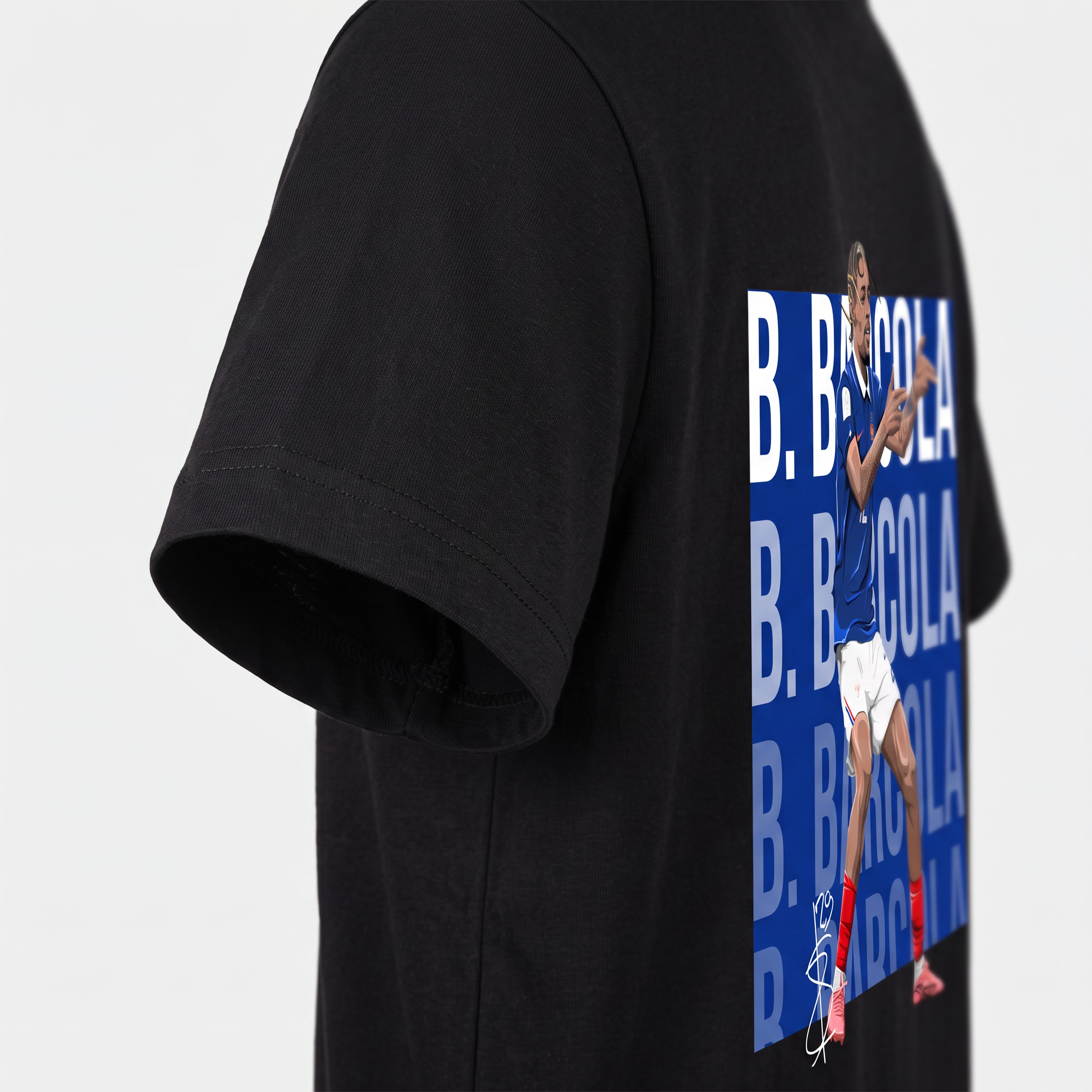 Bradley Barcola France World Cup 26 Home Shirt