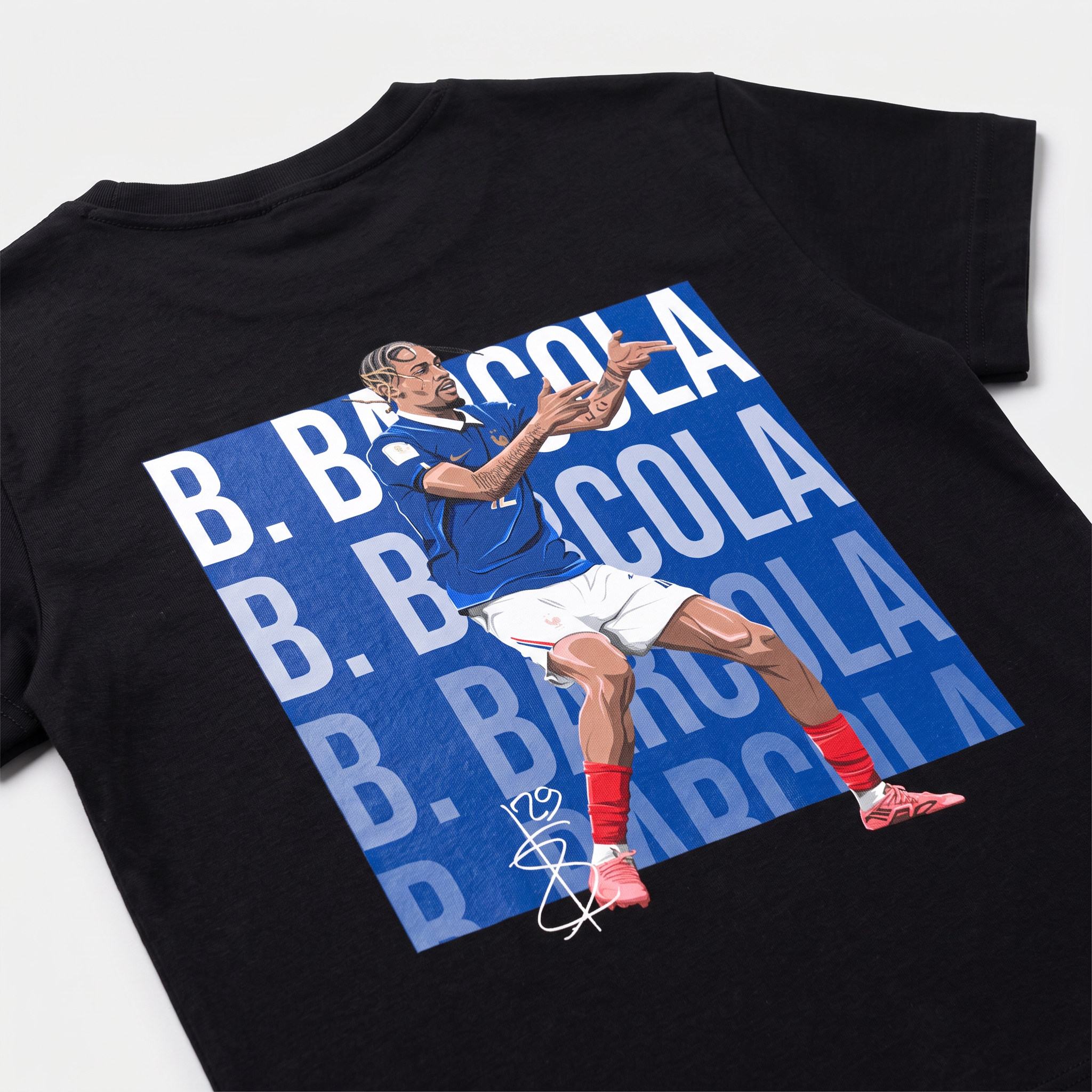 Bradley Barcola France World Cup 26 Home Shirt