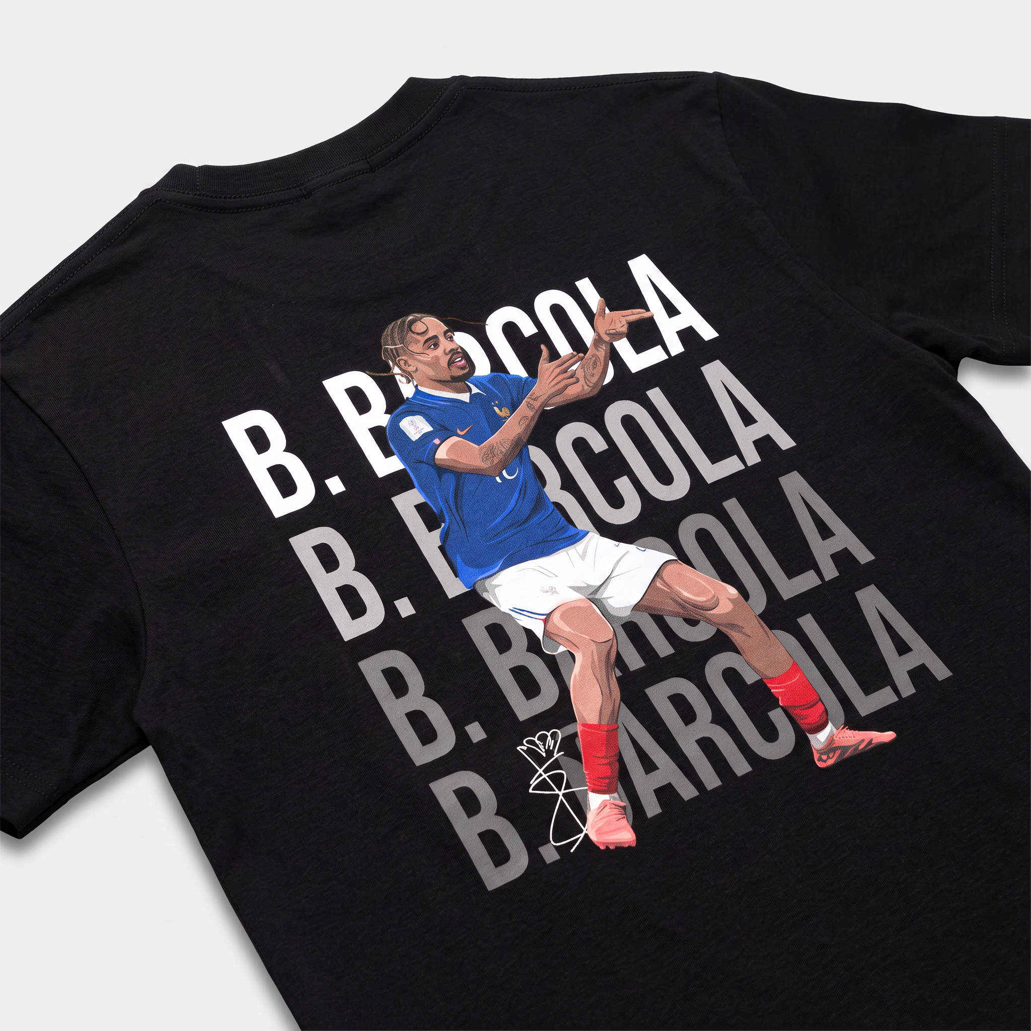 Bradley Barcola France World Cup 26 Home Shirt