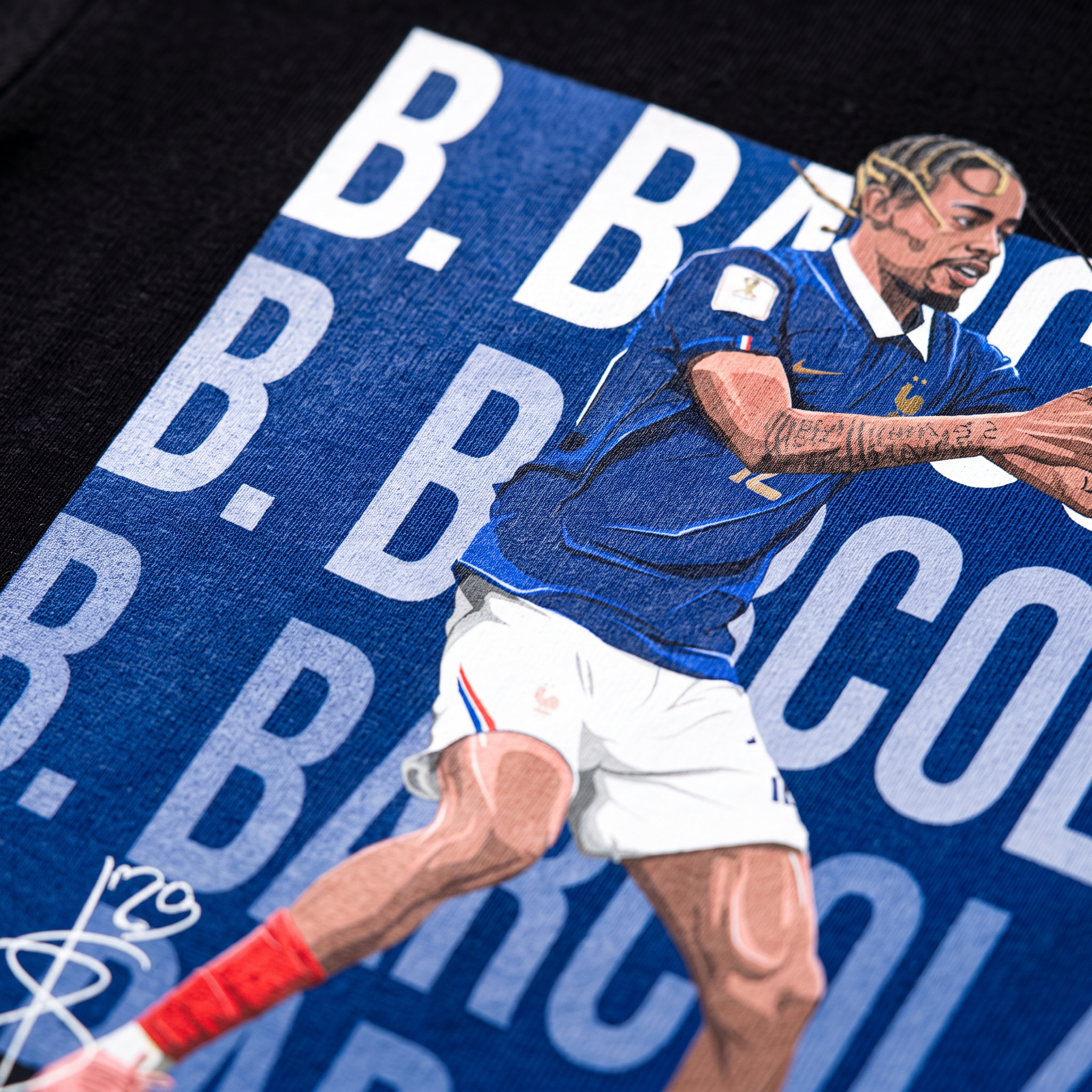 Bradley Barcola France World Cup 26 Home Shirt