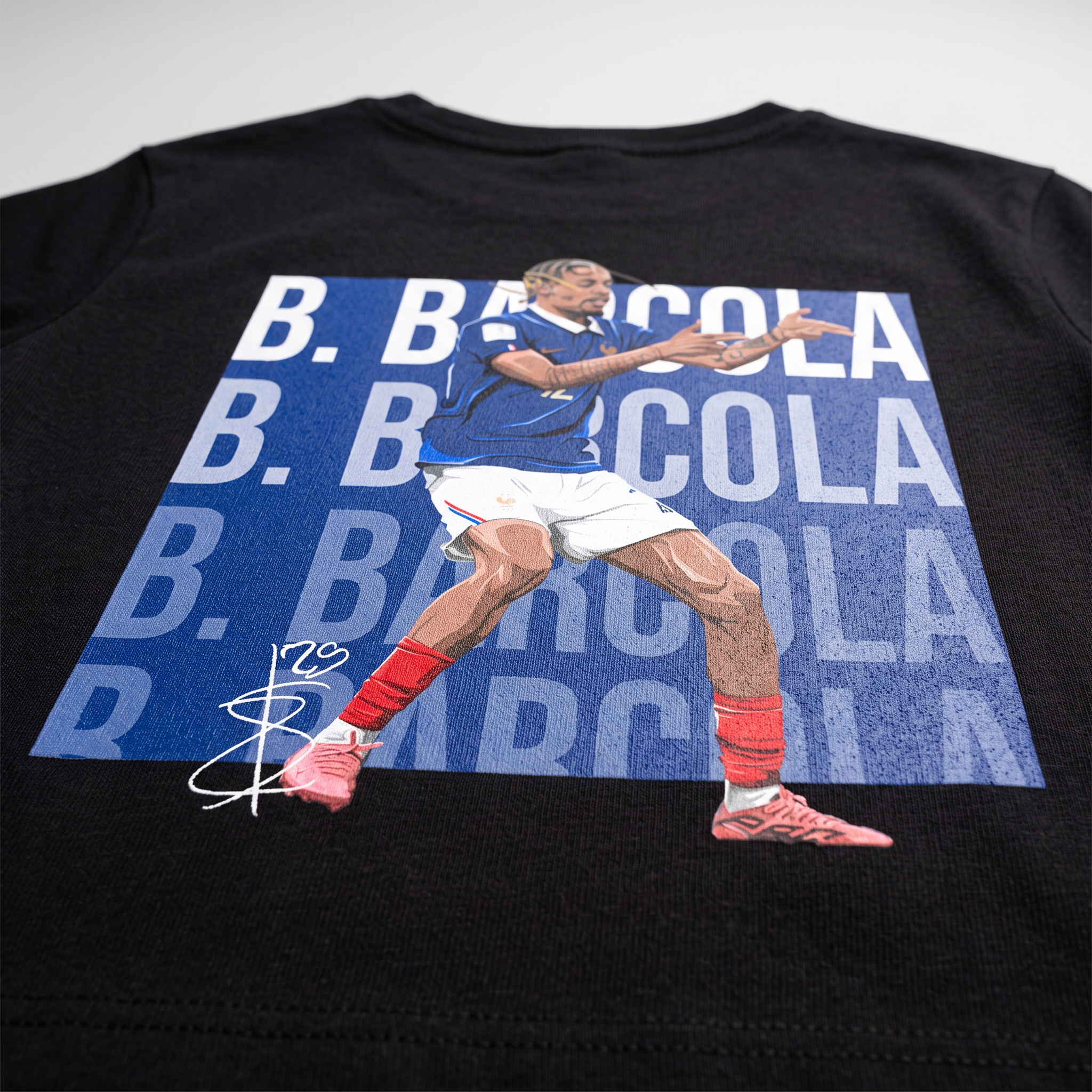 Bradley Barcola France World Cup 26 Home Shirt
