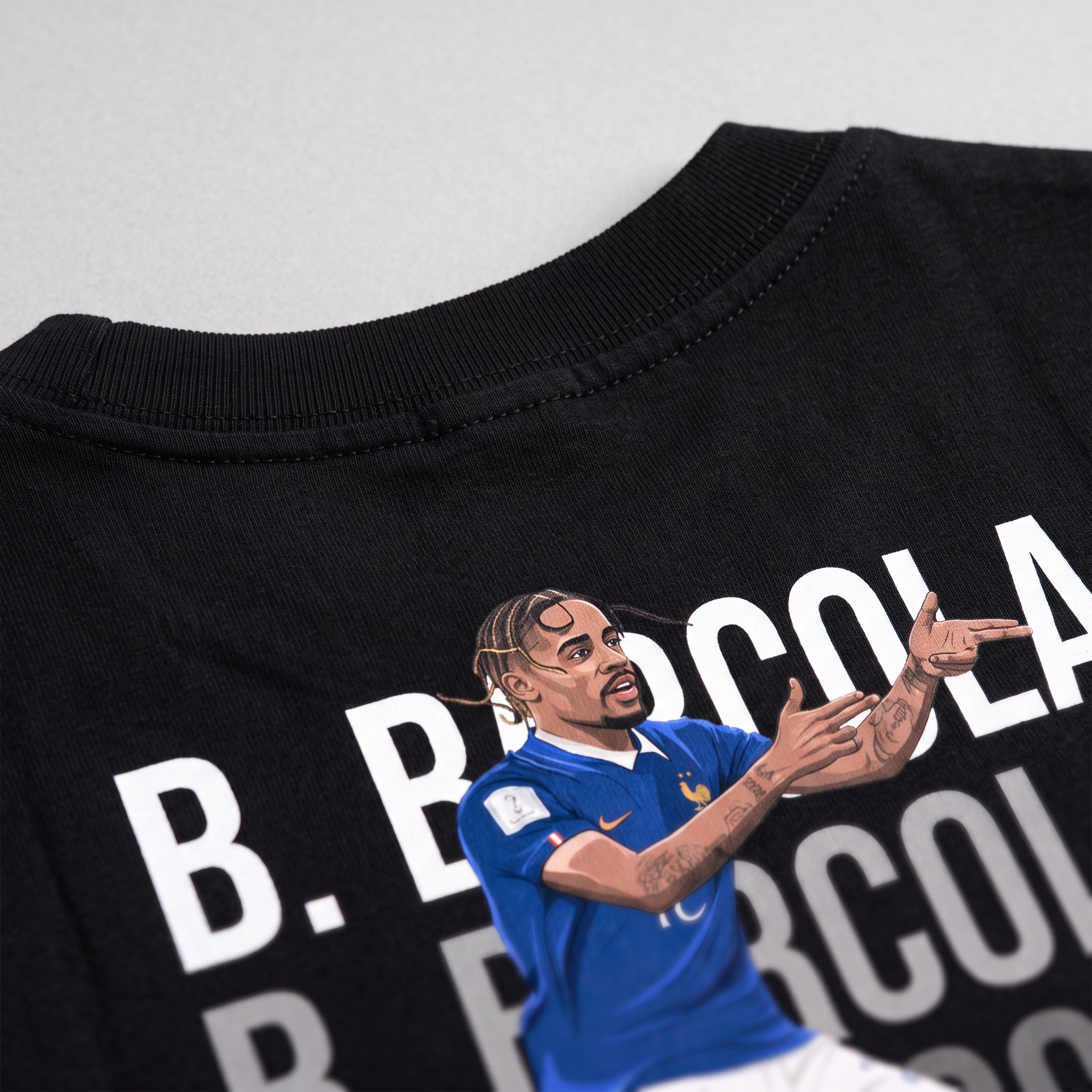 Bradley Barcola France World Cup 26 Home Shirt