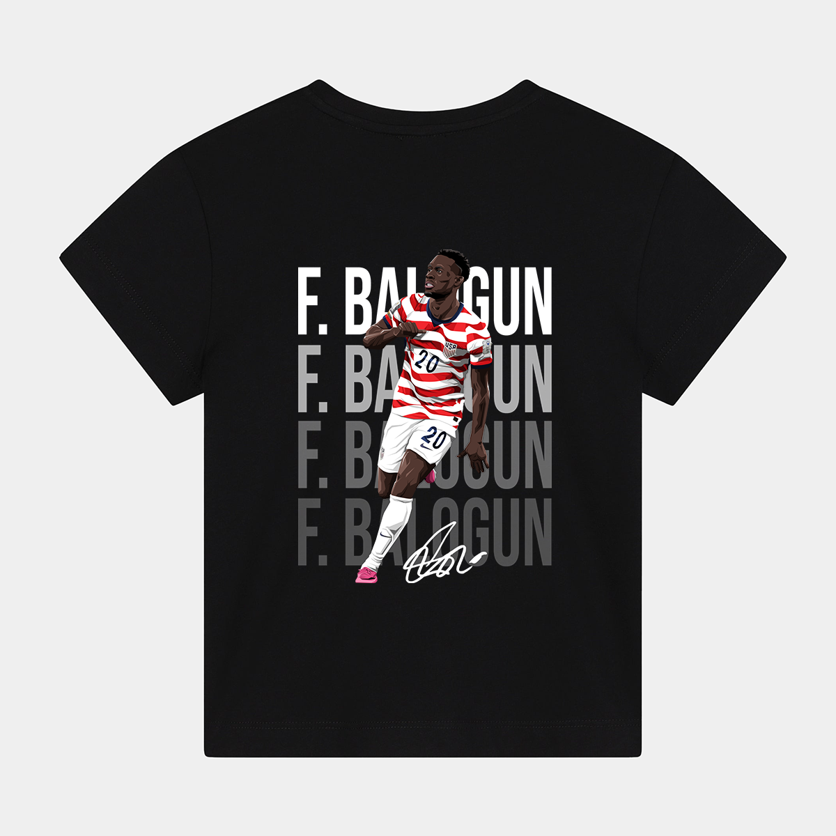Folarin Balogun USA World Cup 26 Home Shirt