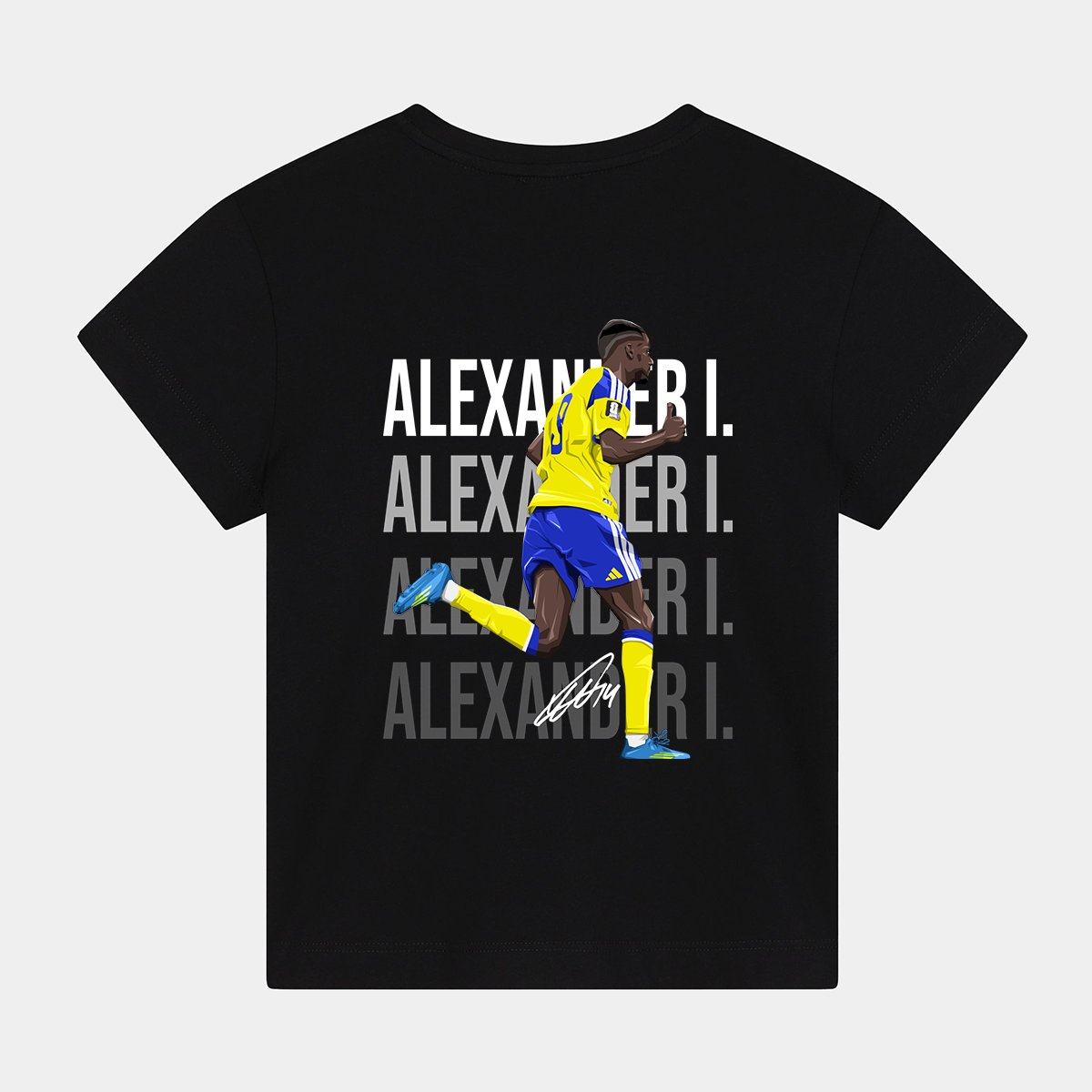 Alexander Isak Sweden World Cup 26 Home Shirt