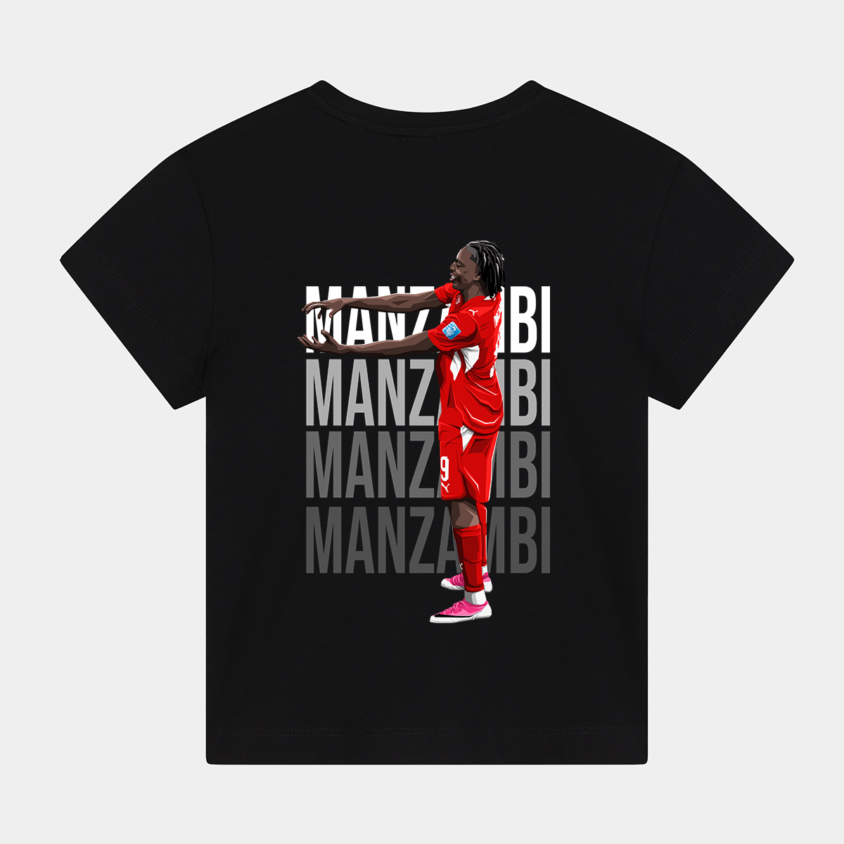Manzambi Switzerland World Cup 26 Home Shirt