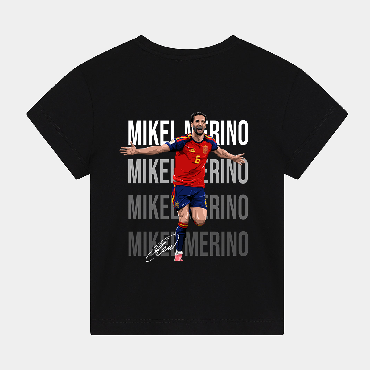 Mikel Merino Spain World Cup 26 Home Shirt