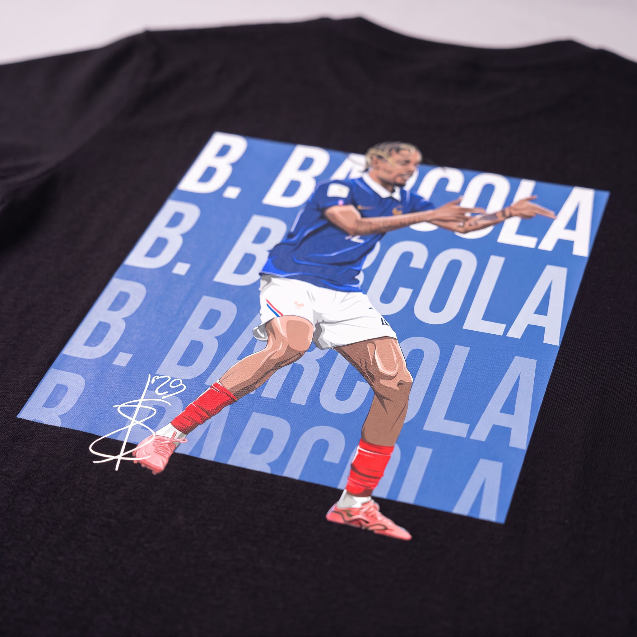 Bradley Barcola France World Cup 26 Home Shirt